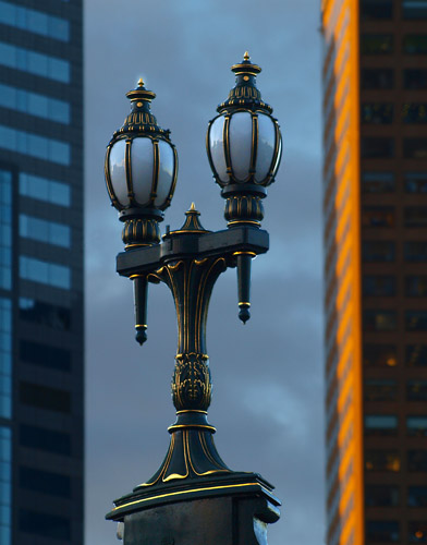 photo of lanterns on a bridge in Melbourne